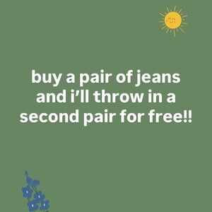 Jeans deal!!
